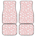 Cute Cloud Pattern Print Front and Back Car Floor Mats