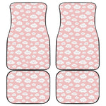 Cute Cloud Pattern Print Front and Back Car Floor Mats