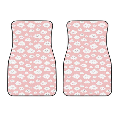 Cute Cloud Pattern Print Front Car Floor Mats