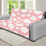 Cute Cloud Pattern Print Futon Protector