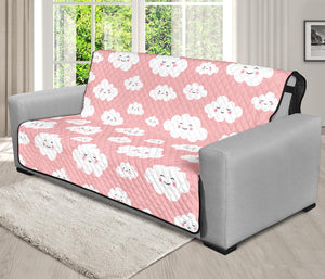 Cute Cloud Pattern Print Futon Protector