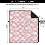 Cute Cloud Pattern Print Futon Protector