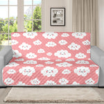 Cute Cloud Pattern Print Futon Protector