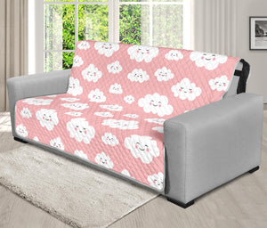 Cute Cloud Pattern Print Futon Protector