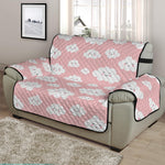 Cute Cloud Pattern Print Half Sofa Protector