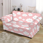 Cute Cloud Pattern Print Loveseat Slipcover