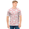 Cute Cloud Pattern Print Men's T-Shirt