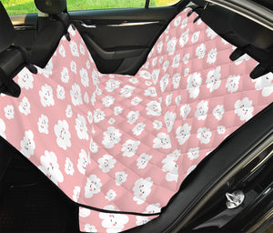 Cute Cloud Pattern Print Pet Car Back Seat Cover