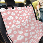 Cute Cloud Pattern Print Pet Car Back Seat Cover