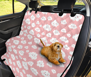 Cute Cloud Pattern Print Pet Car Back Seat Cover