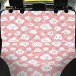 Cute Cloud Pattern Print Pet Car Back Seat Cover