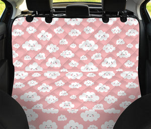 Cute Cloud Pattern Print Pet Car Back Seat Cover