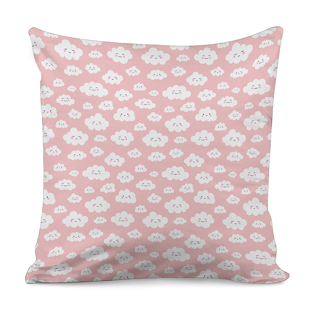 Cute Cloud Pattern Print Pillow Cover