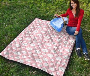 Cute Cloud Pattern Print Quilt