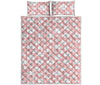 Cute Cloud Pattern Print Quilt Bed Set