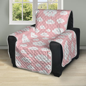 Cute Cloud Pattern Print Recliner Protector