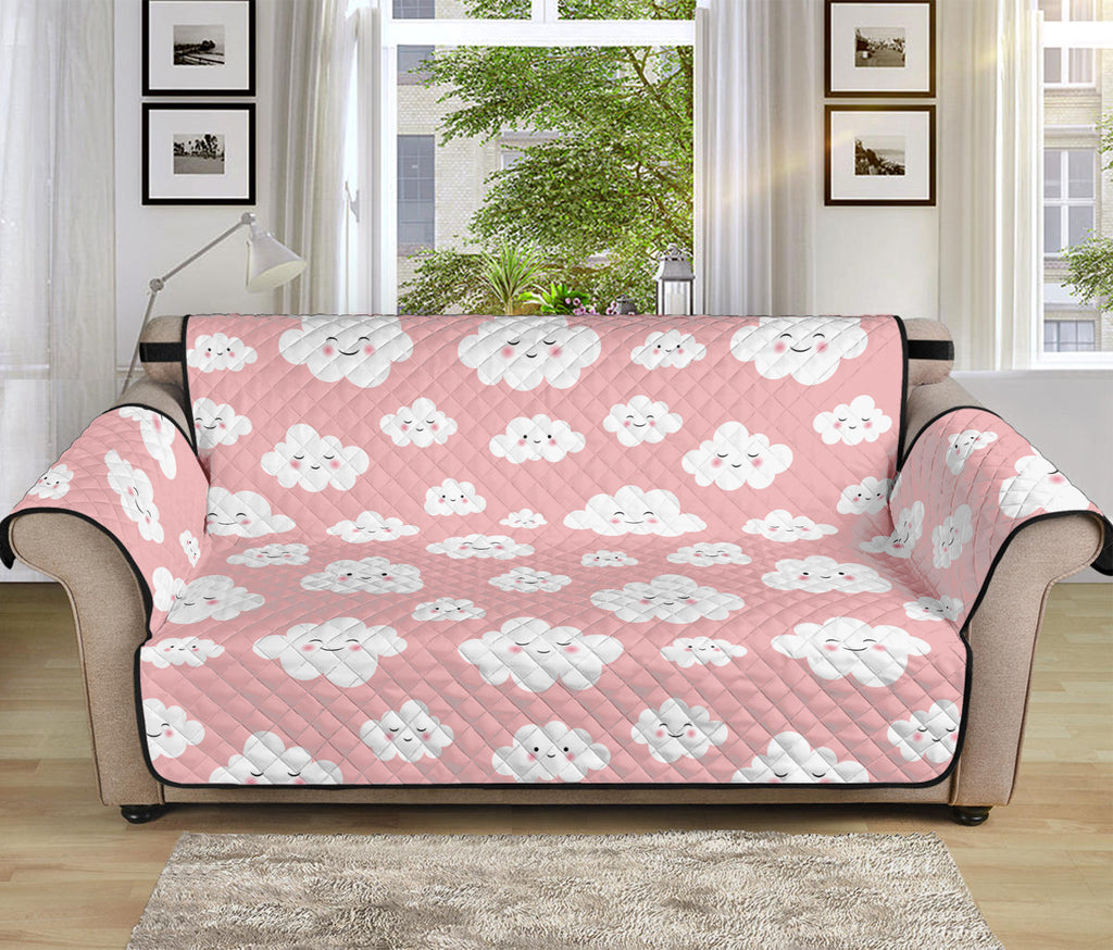 Cute Cloud Pattern Print Sofa Protector