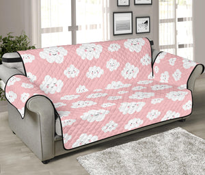 Cute Cloud Pattern Print Sofa Protector