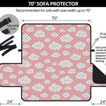 Cute Cloud Pattern Print Sofa Protector