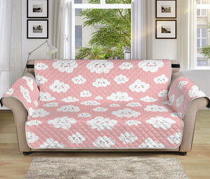 Cute Cloud Pattern Print Sofa Protector