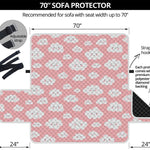 Cute Cloud Pattern Print Sofa Protector