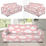 Cute Cloud Pattern Print Sofa Slipcover