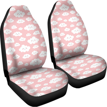Cute Cloud Pattern Print Universal Fit Car Seat Covers