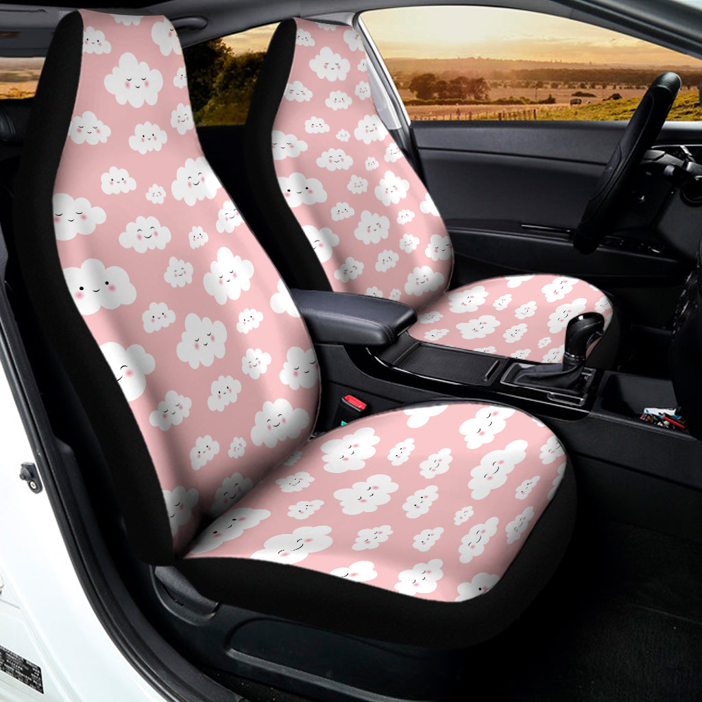 Cute Cloud Pattern Print Universal Fit Car Seat Covers