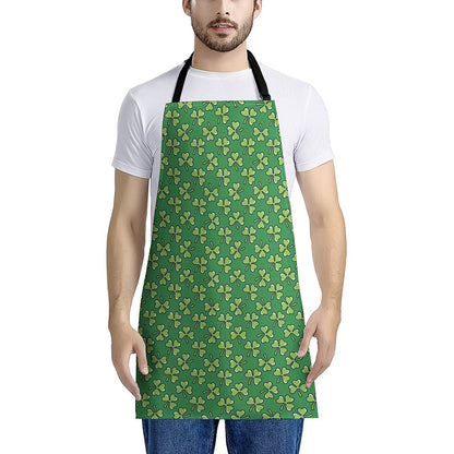 Cute Clover St. Patrick's Day Print Apron