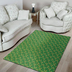Cute Clover St. Patrick's Day Print Area Rug