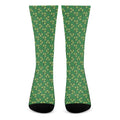 Cute Clover St. Patrick's Day Print Crew Socks