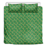 Cute Clover St. Patrick's Day Print Duvet Cover Bedding Set