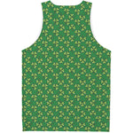 Cute Clover St. Patrick's Day Print Men's Tank Top