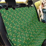 Cute Clover St. Patrick's Day Print Pet Car Back Seat Cover