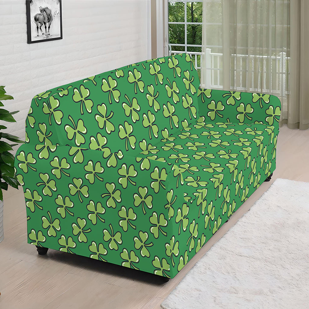 Cute Clover St. Patrick's Day Print Sofa Cover