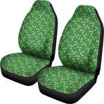 Cute Clover St. Patrick's Day Print Universal Fit Car Seat Covers