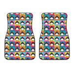 Cute Colorful Penguin Pattern Print Front Car Floor Mats