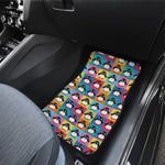 Cute Colorful Penguin Pattern Print Front Car Floor Mats
