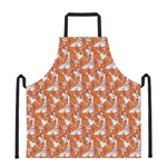 Cute Corgi Pattern Print Apron