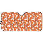 Cute Corgi Pattern Print Car Sun Shade