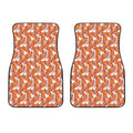 Cute Corgi Pattern Print Front Car Floor Mats