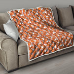 Cute Corgi Pattern Print Quilt