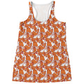 Cute Corgi Pattern Print Women's Racerback Tank Top