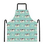 Cute Cow And Baby Cow Pattern Print Apron