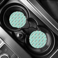 Cute Cow And Baby Cow Pattern Print Car Coasters