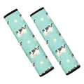 Cute Cow And Baby Cow Pattern Print Car Seat Belt Covers