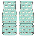Cute Cow And Baby Cow Pattern Print Front and Back Car Floor Mats