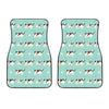 Cute Cow And Baby Cow Pattern Print Front Car Floor Mats