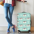 Cute Cow And Baby Cow Pattern Print Luggage Cover
