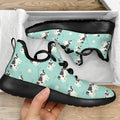 Cute Cow And Baby Cow Pattern Print Mesh Knit Shoes
